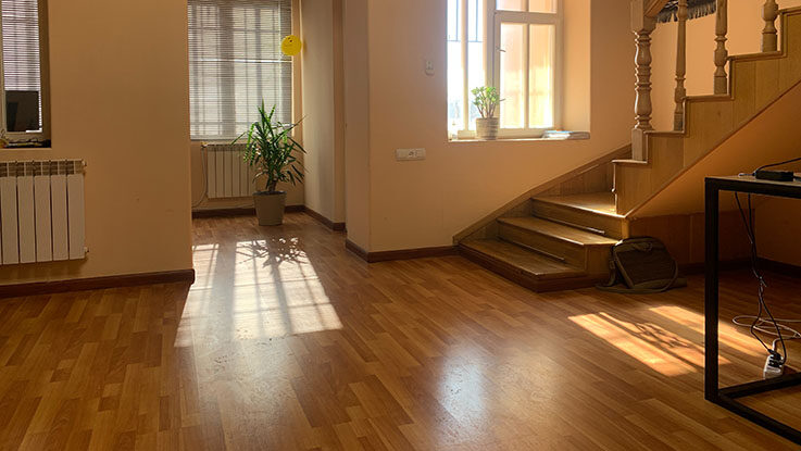 house interior wood flooring
